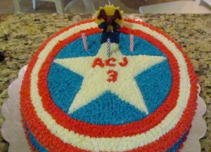 Superhero Cake