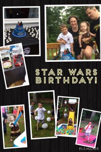 Star Wars Party Collage