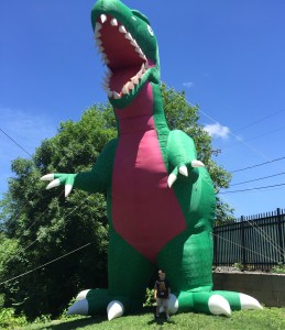 Dino Days Blow up Dino