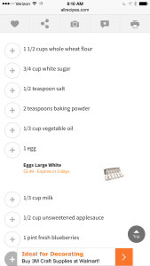 BB Muffin Recipe 1