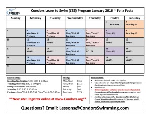 January 2016 LTS calendar