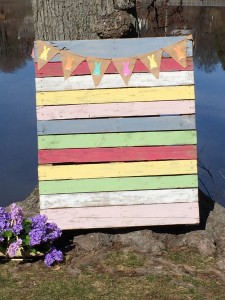 Pallet Backdrop Lone