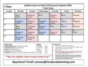 condors-schedule-jan-2017