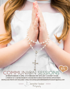 JTP Communion Flyers