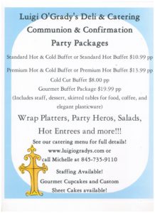 luigis communion flyer 2017